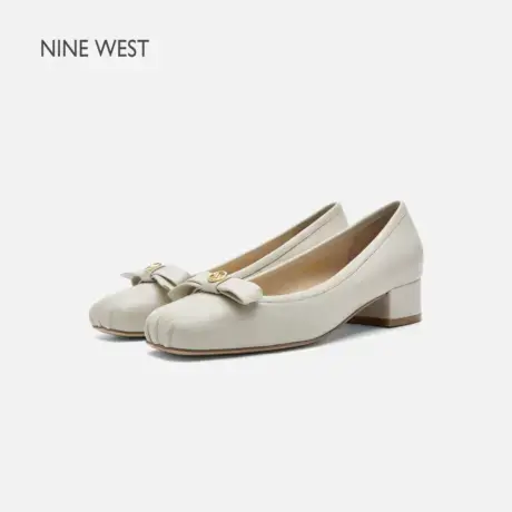【商场同款】Nine West/玖熙2025新款夏季通勤舒适气质单鞋小方头商品大图