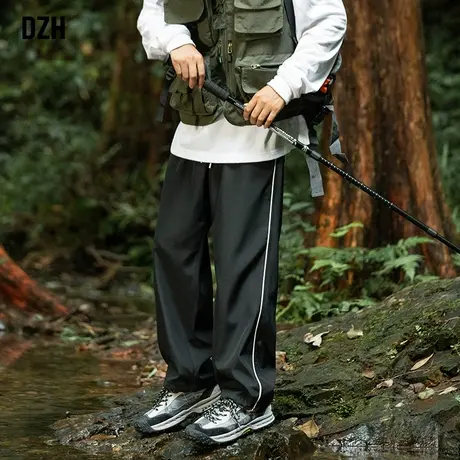 男士工装裤美式户外冲锋裤男款休闲登山裤2023新款秋季裤子伞兵裤商品大图