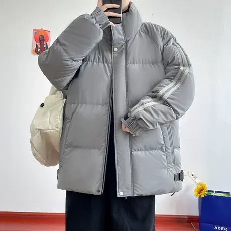 男士外套冬季棉服2023新款潮流加厚保暖棉衣青少年休闲帅气棉袄子商品大图