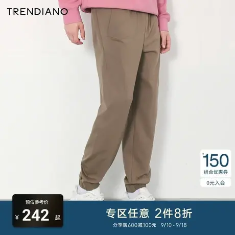TRENDIANO潮牌新款春夏字母抽绳束脚休闲裤卫裤男款3NE1064440商品大图