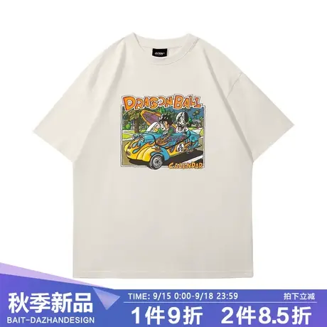 纯棉短袖t恤男夏季青少年日系七龙珠半袖上衣ulzzang潮牌中袖体恤商品大图