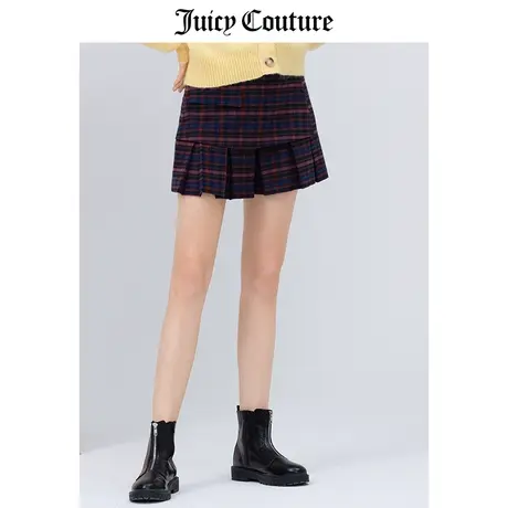 Juicy Couture橘滋夏季新款梭织短裤女A字型显瘦气质百褶裙裤子女商品大图