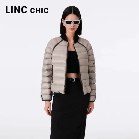 LINCCHIC金羽杰轻薄羽绒服女2023年秋新款机能感超轻便携短款外套商品大图