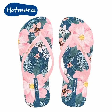 hotmarzz/黑玛人字拖女夏外穿耐磨夹趾夹脚拖鞋防滑时尚游泳凉拖商品大图