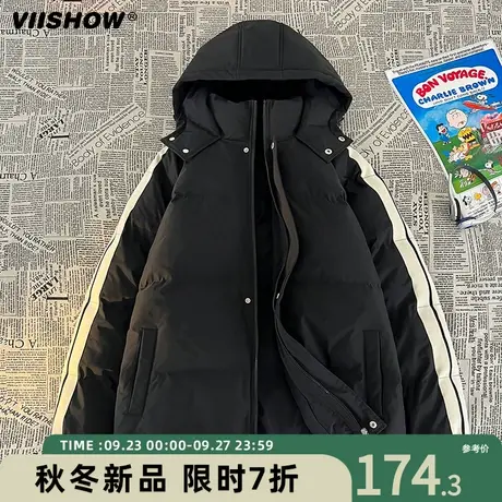 VIISHOW日系宽松面包服ins潮棉服男生冬季2023年新款棉衣棉袄外套商品大图