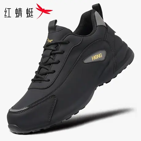 红蜻蜓男鞋秋冬新款鞋子厚底增高休闲包底运动鞋老爹鞋男潮鞋保暖商品大图