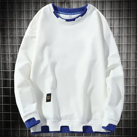 男士长袖T恤棉感打底衫男装韩版潮流春装潮牌上衣服秋季新款卫衣商品大图