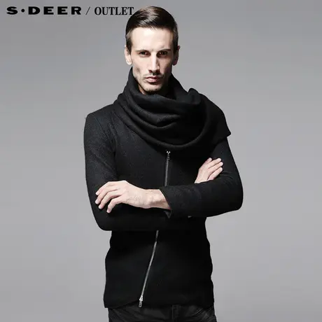 sdeer圣迪奥专柜正品春羊毛混纺中长款风衣3371851🀄图片