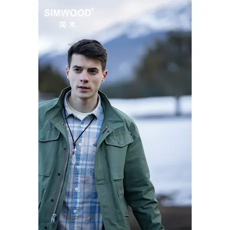 Simwood简木男装【宽松版型】新品M65工装多袋户外夹克外套男商品大图