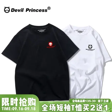 创意个性logo潮牌简约t恤宽松BF港味网红超火cec原宿bf风夏季半袖商品大图