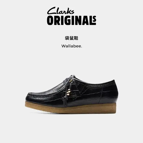 Clarks 其乐Originals WALLABEE女鞋早秋复古潮流舒适休闲袋鼠鞋商品大图