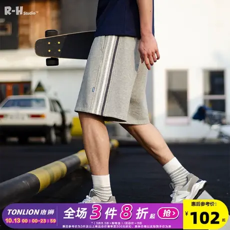 Radiohead休闲运动短裤男年轻夏季新款宽松百搭时尚潮牌帅气学生图片