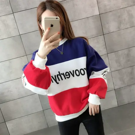 卫衣2023年新款女装韩版秋冬季秋款秋装宽松女士加绒外套爆款上衣图片