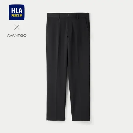 HLA/海澜之家轻商务经典系列西裤2025春秋新款纯色简约合体裤子男图片