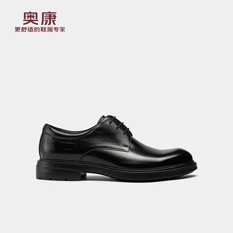 奥康 2025秋季新款男鞋正装皮鞋简约透气厚底百搭伴郎鞋门店发货商品大图