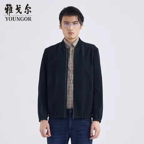 雅戈尔奥莱 商场同款男士单夹克秋冬新款官方商务休闲夹克外套男商品大图