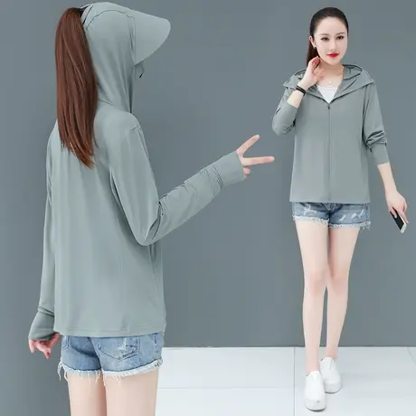 女装防晒衣女upf50夏季2023新款 冰丝薄外套防紫外线透气服可外穿图片