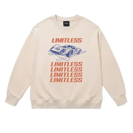 重磅国潮潮流卫衣男ins风极限赛车主题印花保暖纯棉男女同款衣服商品大图