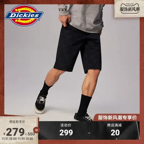 Dickies 春夏工装 logo满身印休闲短裤 潮流商品大图