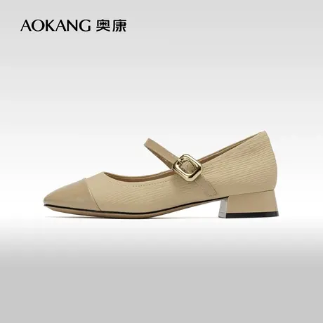 奥康女鞋 春秋季新款时尚玛丽珍浅口优雅女士时装单鞋舒适百搭图片