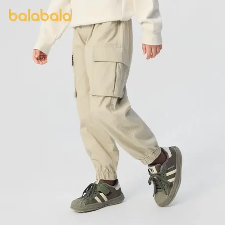 巴拉巴拉童装儿童裤子男童长裤2024秋装工装裤休闲裤宽松大口袋潮商品大图