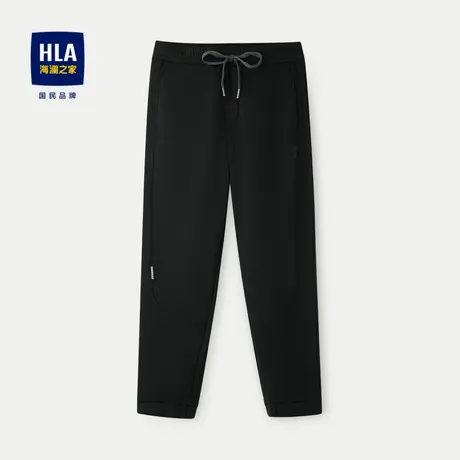 HLA/海澜之家一条过冬系列休闲裤2023秋冬新款加绒保暖裤子男图片