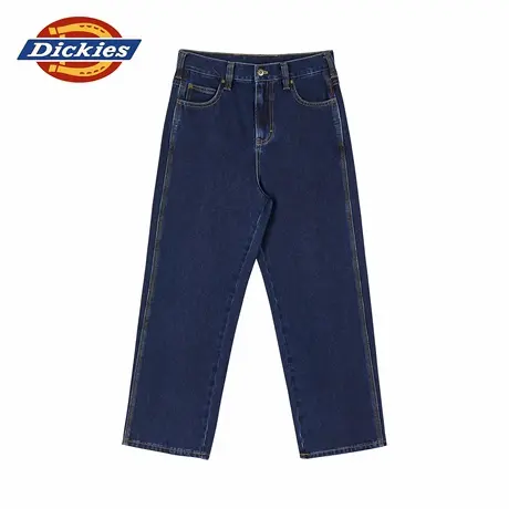 Dickies25秋冬新款 腰头背后刺绣LOGO牛仔裤女式长裤商品大图