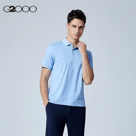 G2000男装 商场同款 夏季新款 潮流翻领POLO衫男03171812图片