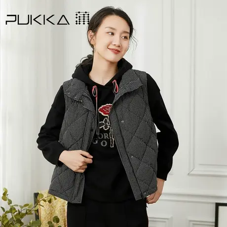 蒲PUKKA 短羽绒外套女宽松原创设计感冬季新款商场同款商品大图