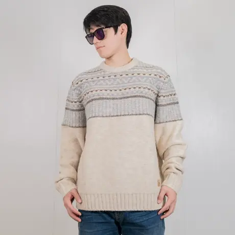 Lee2023秋冬101+男士毛衣针织衫含羊毛LMT006328101300A03034图片