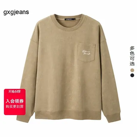 清仓gxg.jeans男装秋季圆领卫衣JEX13101263图片