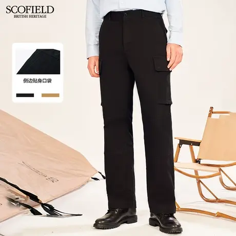 【1.5折秒杀】SCOFIELD阔腿裤秋冬新款时尚休闲大口袋宽松工装裤商品大图