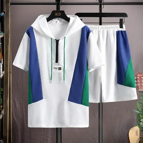 13男孩休闲运动套装12-15岁青少年初中学生14短袖t恤16大童夏装潮商品大图