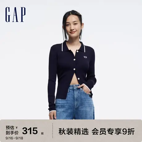 【双11预售】欧阳娜娜同款Gap女装秋冬学院风学姐针织衫891718图片