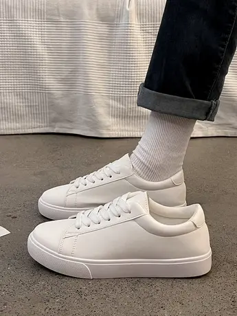 秋季爆款小白鞋女鞋2023新款百搭休闲运动美式复古板鞋小众潮鞋子商品大图