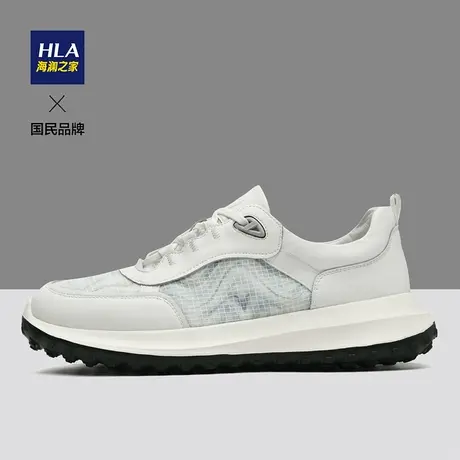 HLA/海澜之家男鞋夏季网面拼接巡洋者软弹透气休闲鞋时尚运动跑步商品大图