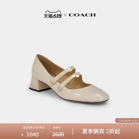 COACH/蔻驰女士ANGELINA玛丽珍鞋高跟鞋高级感舒适外出图片