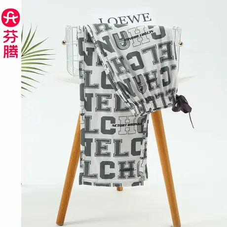 芬腾格子睡裤女春秋款空调裤少女家居裤宽松大码可外穿纯棉长裤子商品大图