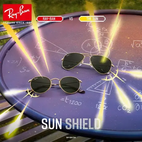 【儿童款】RayBan雷朋太阳镜经典飞行员潮流儿童遮阳墨镜0RJ9506S图片