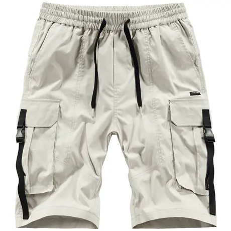 VIP工装短裤男夏季潮牌ins抽绳休闲裤运宽松动跑步五分裤薄款中裤商品大图