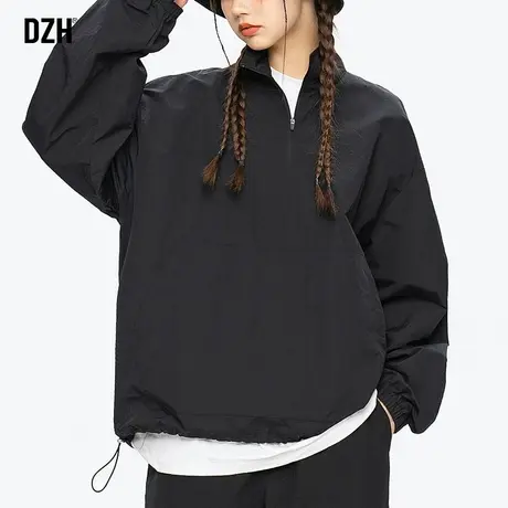 情侣装ins超火外套男春秋季日系男装2023新款外衣户外冲锋衣夹克商品大图