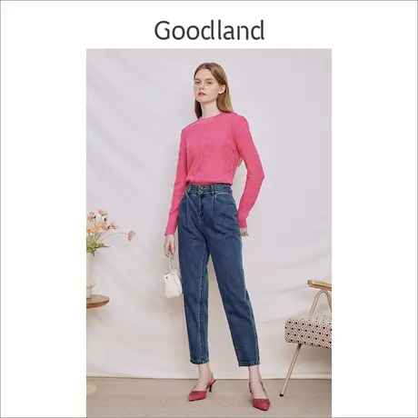 【百亿补贴官方直播】音儿美地女装新款牛仔裤商品大图