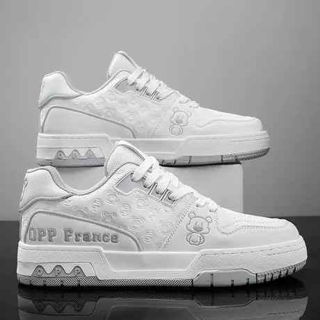 男鞋春夏季学生空军运动一号休闲板鞋青少年百搭小白潮鞋2024新款商品大图