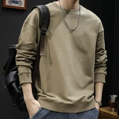 加绒卫衣男秋冬款潮牌男款大码2023新款男士加肥加大上衣长袖春秋商品大图