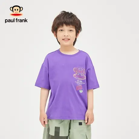 大嘴猴童装男童短袖t恤2023年夏季新品半袖中大儿童纯棉上衣体恤商品大图