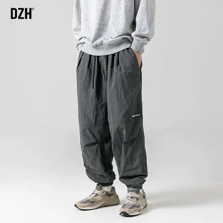 男士户外机能冲锋裤男款秋季裤子男束脚工装裤2023新款宽松休闲裤商品大图