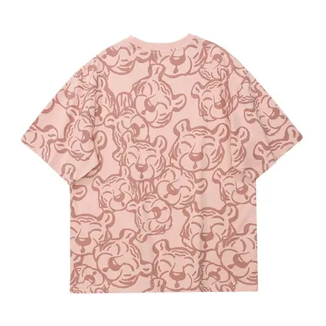 2023年新款夏季情侣装辣妹设计感小众宽松短袖t恤女装ins潮上衣服图片