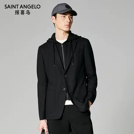 【商场同款】报喜鸟25秋季新款男士商务休闲运动西服上衣质感单西商品大图