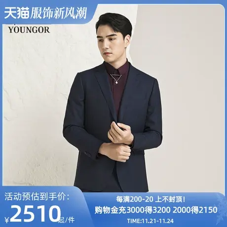 【商场同款】雅戈尔男士西服春季新款官方商务休闲西装外套S3885图片