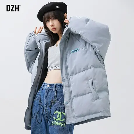 情侣棉服男冬季加厚立领棉衣2023新款爆款宽松小众设计感棉袄外套商品大图